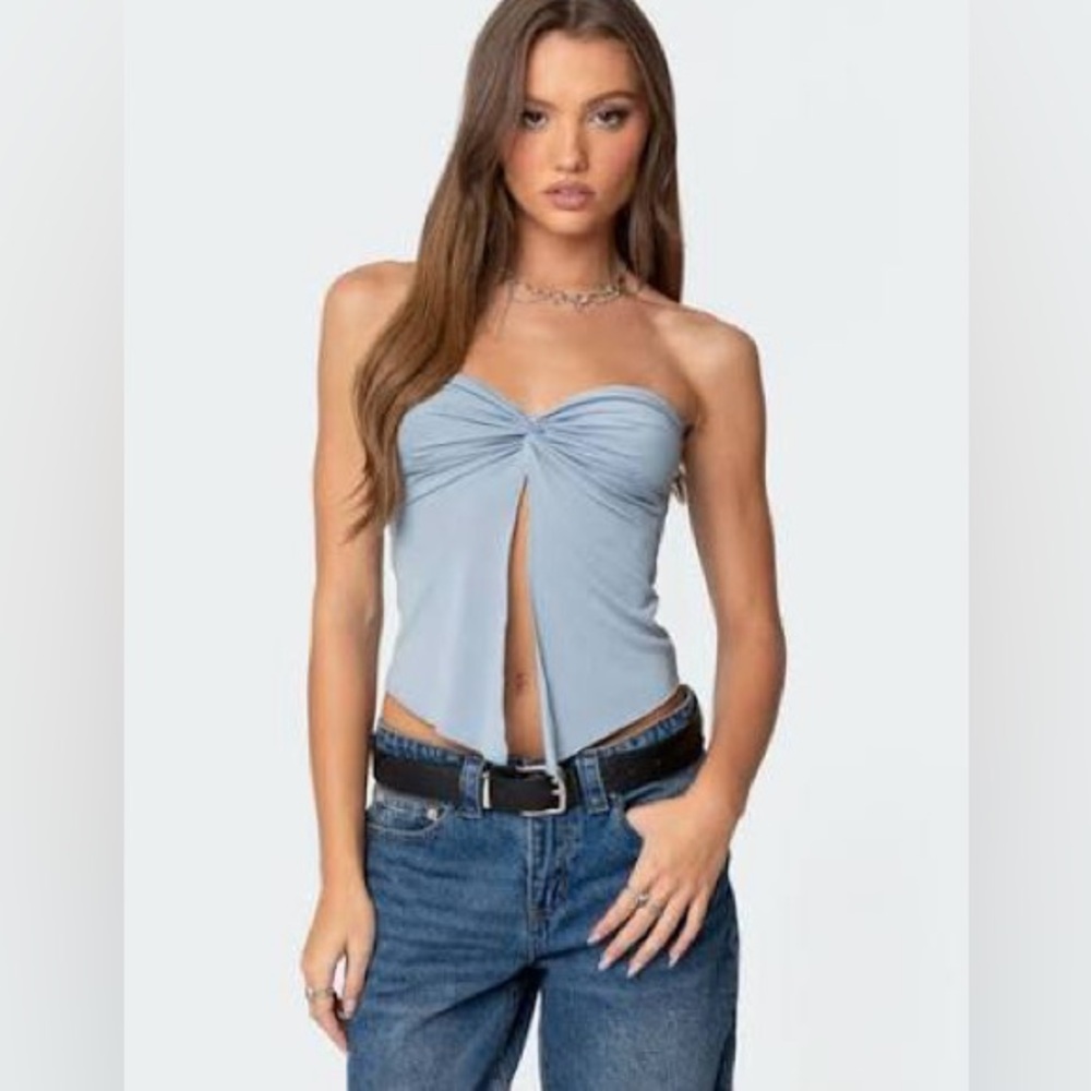 Edikted blue tube top